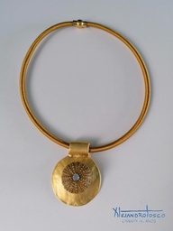 [AT-J-XXX14] Collar hilo de seda mostaza